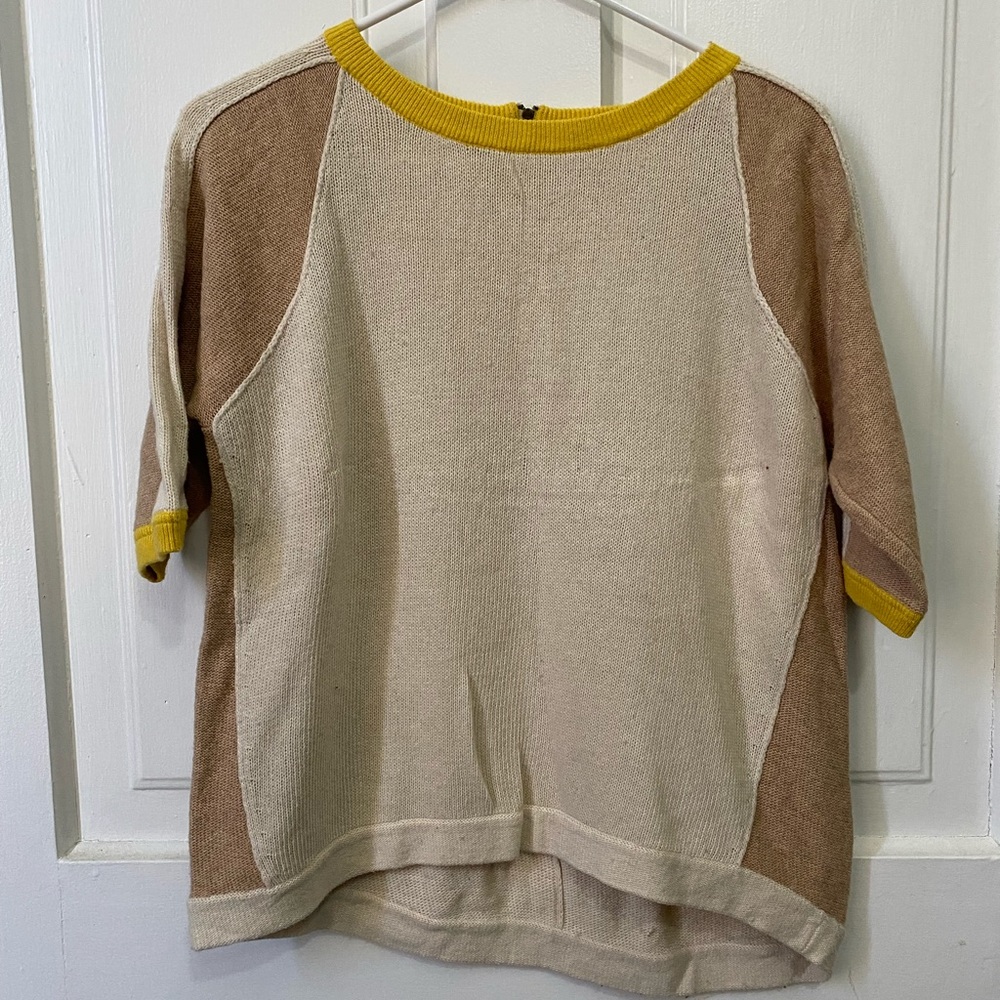 Anthropologie Colorblock Sweater